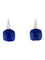 Pomellato Capri - Boucles d’oreilles en or blanc, diamants et lapis 58 Facettes 535X26_M