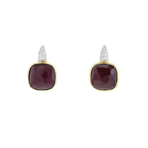 Boucles d'oreilles Pomellato - Boucles d’oreilles Sheherazade avec grenats et diamants 58 Facettes 535Z26_M