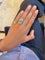 Bague 50 Bague marquise en or blanc et platine, émeraude et diamants 58 Facettes vzvzlzl