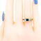 Bague 53 Bague Art déco en or jaune et blanc 14k, saphirs et diamants 58 Facettes D351F4A3CF4043F2B2AAD0EB0A6A2763
