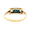 Bague 53 Bague Art déco en or jaune et blanc 14k, saphirs et diamants 58 Facettes D351F4A3CF4043F2B2AAD0EB0A6A2763