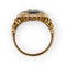 Bague 53 Bague ancienne en or jaune 750, diamants, saphir, rubis et émeraude 58 Facettes 149070238