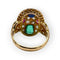 Bague 53 Bague ancienne en or jaune 750, diamants, saphir, rubis et émeraude 58 Facettes 149070238