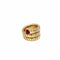 Bague 52 Bulgari Serpenti Tubogas - Bague vintage à trois rangs en or jaune 18k avec rubis 58 Facettes