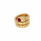 Bague 52 Bulgari Serpenti Tubogas - Bague vintage à trois rangs en or jaune 18k avec rubis 58 Facettes