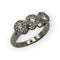 Bague 53 Bague en or blanc 750 sertie de diamants 58 Facettes 149070665