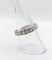 Bague 55.5 Alliance américaine Art déco en platine, 2 carats de diamants taille ancienne 58 Facettes A08020