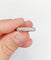 Bague 55.5 Alliance américaine Art déco en platine, 2 carats de diamants taille ancienne 58 Facettes A08020