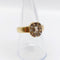 Bague 56 Bague chevalière ancienne en or 18k et diamants taille table, vers 1890 58 Facettes A08021