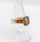 Bague 56 Bague chevalière ancienne en or 18k et diamants taille table, vers 1890 58 Facettes A08021