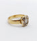 Bague 56 Bague chevalière ancienne en or 18k et diamants taille table, vers 1890 58 Facettes A08021