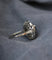 Bague 54 Bague de style Art déco en platine, saphirs et diamants 58 Facettes ANILLO 1