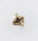 Bague 56 Bague marquise Art déco en or 18k, diamants taille ancienne et rubis calibrés 58 Facettes A08023