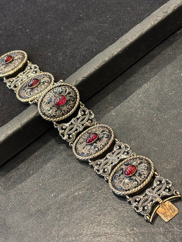Bracelet Jules Wiese - Bracelet en or 750/1000 et argent 800/1000, vers 1860 58 Facettes LP271