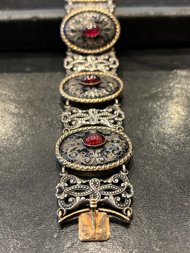 Bracelet Jules Wiese - Bracelet en or 750/1000 et argent 800/1000, vers 1860 58 Facettes LP271