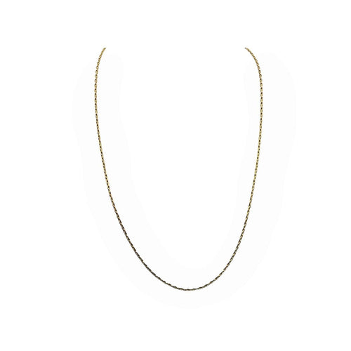 Collier Chaîne en or jaune 750, maille forçat, 49 cm 58 Facettes 149072241
