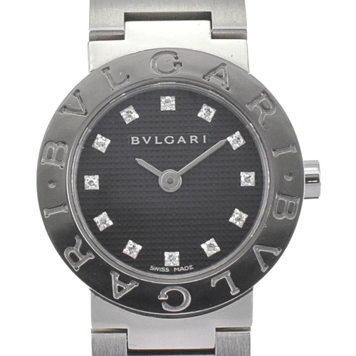 Montre Bvlgari Bvlgari - Montre quartz en acier avec index diamants 58 Facettes fy9n6jerbi