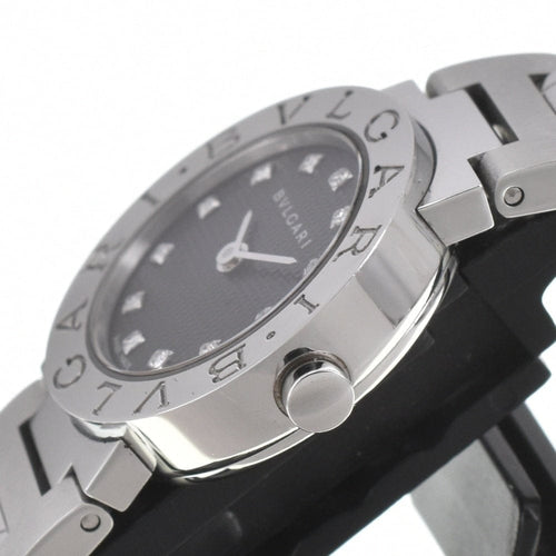 Montre Bvlgari Bvlgari - Montre quartz en acier avec index diamants 58 Facettes fy9n6jerbi