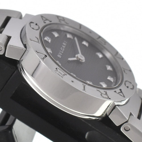 Montre Bvlgari Bvlgari - Montre quartz en acier avec index diamants 58 Facettes fy9n6jerbi