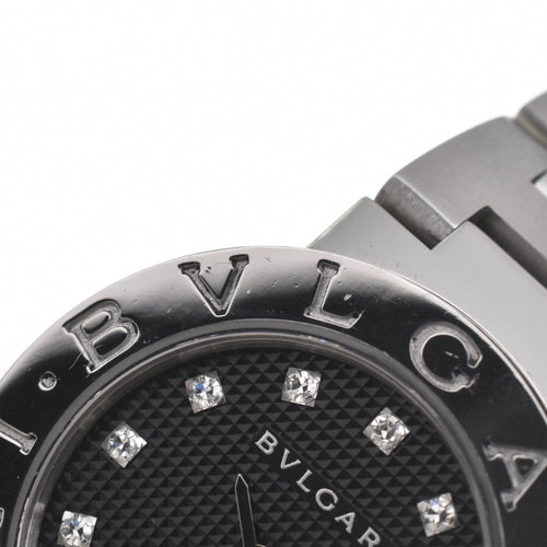 Montre Bvlgari Bvlgari - Montre quartz en acier avec index diamants 58 Facettes fy9n6jerbi