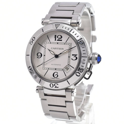 Montre Cartier - Montre Pasha de Cartier Automatic en acier inoxydable 58 Facettes wujqczrvkv