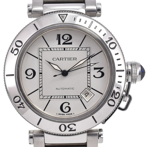 Montre Cartier - Montre Pasha de Cartier Automatic en acier inoxydable 58 Facettes wujqczrvkv