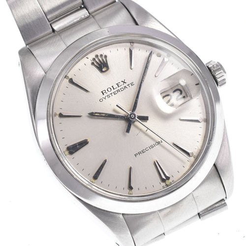 Montre Rolex - Montre Oyster Precision en acier 58 Facettes luqxprr4yw