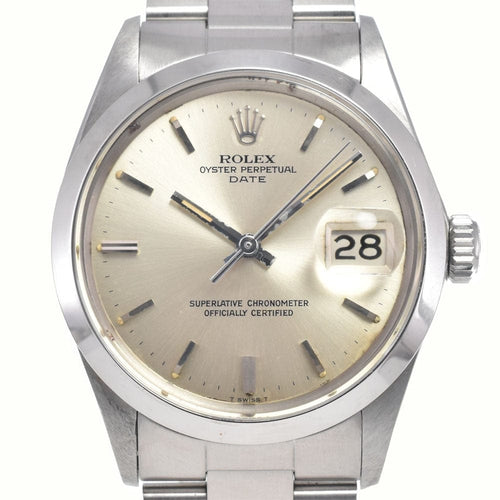 Montre Rolex - Montre Oyster Perpetual Date automatique en acier inoxydable 58 Facettes rz54ic1lex