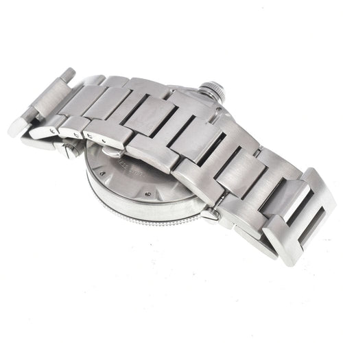 Montre Cartier - Montre Pasha de Cartier automatique en acier inoxydable 58 Facettes h83b283w16