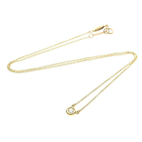 Tiffany & Co. - Pendentif Elsa Peretti Diamonds by the Yard en or rose 18k, diamant poire 58 Facettes dgye8qm89h
