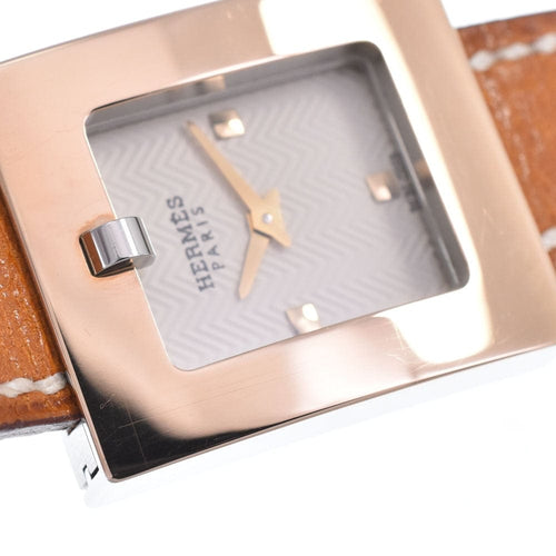 Montre Hermès - Montre Belt Quartz en acier inoxydable et cuir 58 Facettes vradxly3im