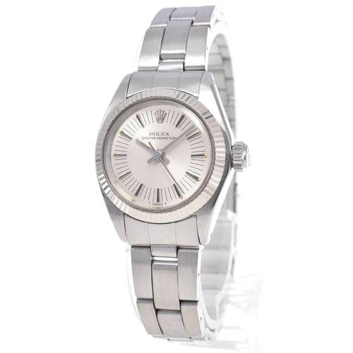 Montre Rolex - Montre Oyster Perpetual automatique en acier et or jaune 58 Facettes x6l9ajau1w