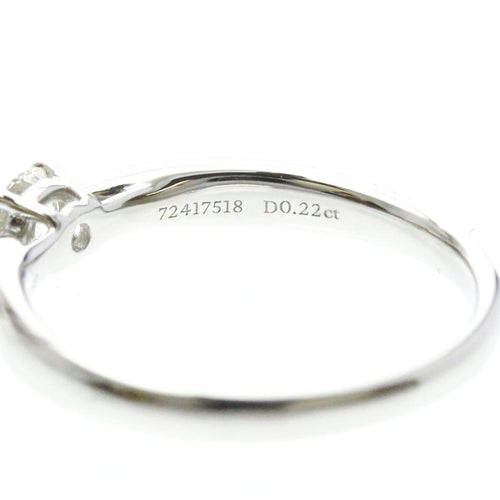 Bague 52 Tiffany & Co. - Bague solitaire Harmony en platine avec diamant taille brillant 58 Facettes bsvh16jza5