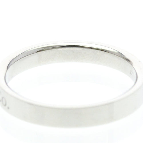 Bague Tiffany & Co. - Bijou en platine, modèle Flat 58 Facettes dxggrg85uw