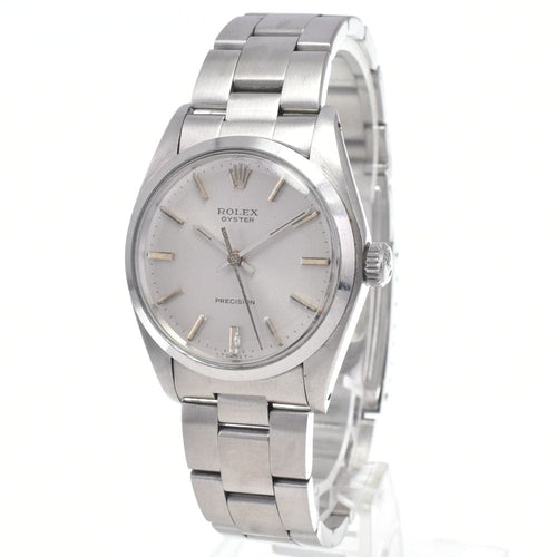 Montre Rolex Oyster Precision - Montre en acier inoxydable 58 Facettes farty6gdhv