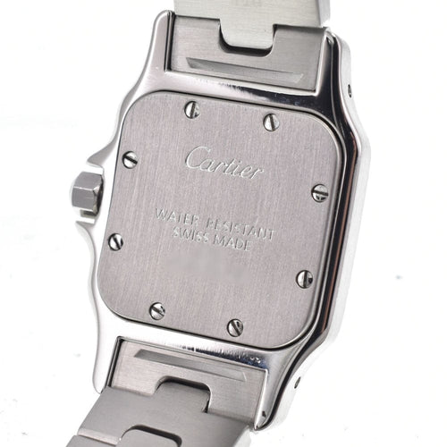 Montre Cartier Santos de Cartier Galbée - Montre quartz en acier inoxydable 58 Facettes ej3n079mns