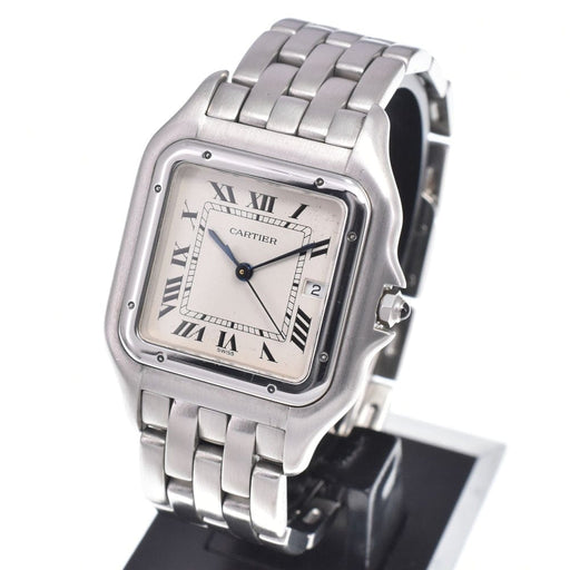 Montre Cartier - Montre Panthère à quartz, style or jaune, lunette et attaches serties de diamants 58 Facettes ahyi61u3fn