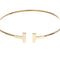 Bracelet Tiffany & Co. - Bracelet T Wire en or jaune 18k 58 Facettes koy8n689uw