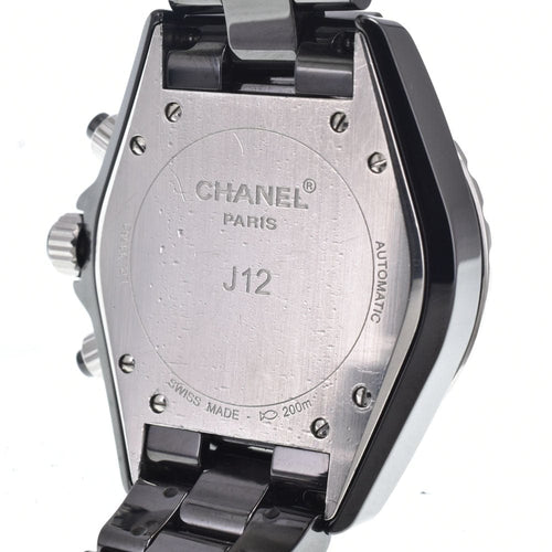 Montre Chanel - Montre J12 chronographe automatique en céramique et acier inoxydable 58 Facettes n0zgebny2j