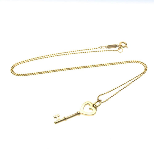 Pendentif Tiffany & Co. - Pendentif cœur et clé en or rose 18k avec diamants 58 Facettes g8tbnu4goh