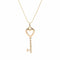 Pendentif Tiffany & Co. - Pendentif cœur et clé en or rose 18k avec diamants 58 Facettes g8tbnu4goh