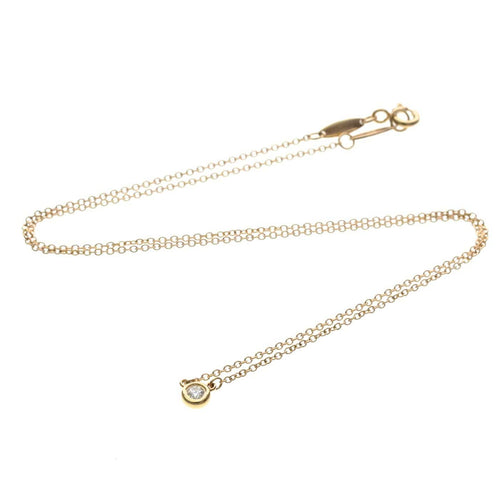 Pendentif Tiffany & Co. - Pendentif Elsa Peretti Diamonds by the Yard en or rose 18k 58 Facettes flpapghta2