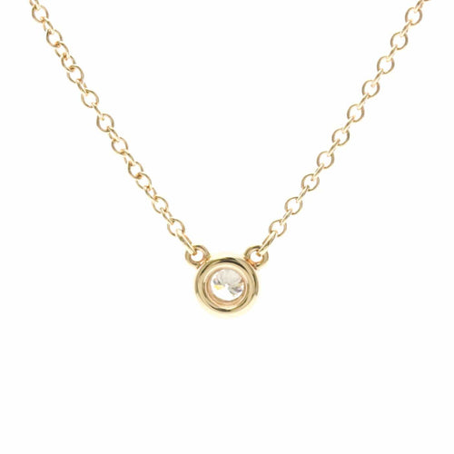 Pendentif Tiffany & Co. - Pendentif Elsa Peretti Diamonds by the Yard en or rose 18k 58 Facettes flpapghta2