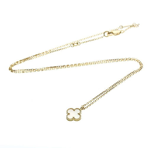 Pendentif Van Cleef & Arpels - Pendentif Sweet Alhambra en or jaune 18k et nacre 58 Facettes uug5oklcqr