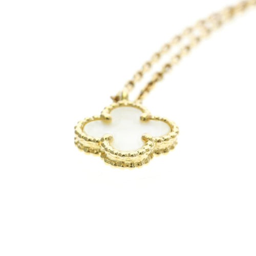 Pendentif Van Cleef & Arpels - Pendentif Sweet Alhambra en or jaune 18k et nacre 58 Facettes uug5oklcqr