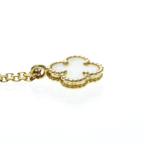 Pendentif Van Cleef & Arpels - Pendentif Sweet Alhambra en or jaune 18k et nacre 58 Facettes uug5oklcqr