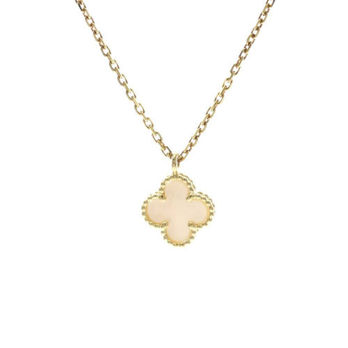 Pendentif Van Cleef & Arpels - Pendentif Sweet Alhambra en or jaune 18k et nacre 58 Facettes uug5oklcqr