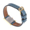 Montre Hermès - Montre Heure H à quartz, métal plaqué or et cuir 58 Facettes aryy9ioj54
