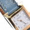 Montre Hermès - Montre Heure H à quartz, métal plaqué or et cuir 58 Facettes aryy9ioj54