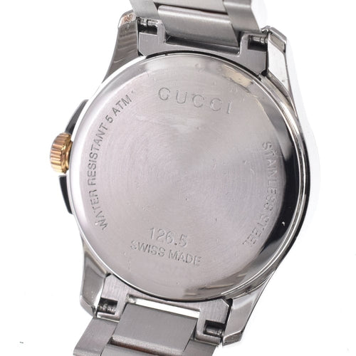 Montre Gucci - Montre G-Timeless à quartz en acier inoxydable, index diamantés et nacre 58 Facettes rtt8w0dtk5